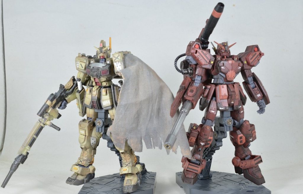 個別で紹介。サンドロックの改造機「ガンダムサンドロックS」ヘビーアームズの改造機「ガンダムヘビーアームズH」