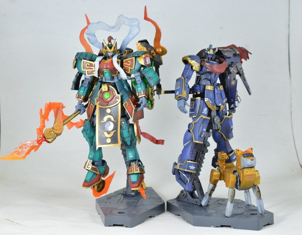 シェンロンの改造機「ガンダム哪吒」デスサイズの改造機「暗殺忍者 死鎌(デスサイズ)」