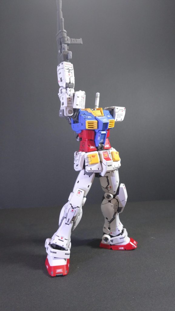 ラストシューティング こちらもポージングマニュアルを参考に。私のはイマイチですが、これが自然にプラモで再現できるとは…エエ時代になりました(TДT)ありがたや、ありがたやあ