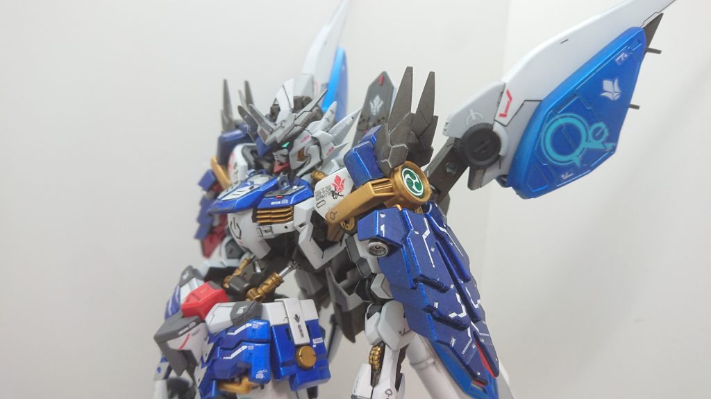 肩の装甲も合わせました❗