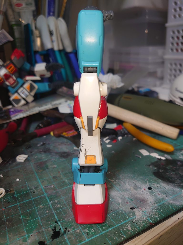 脚部もフレーム移植