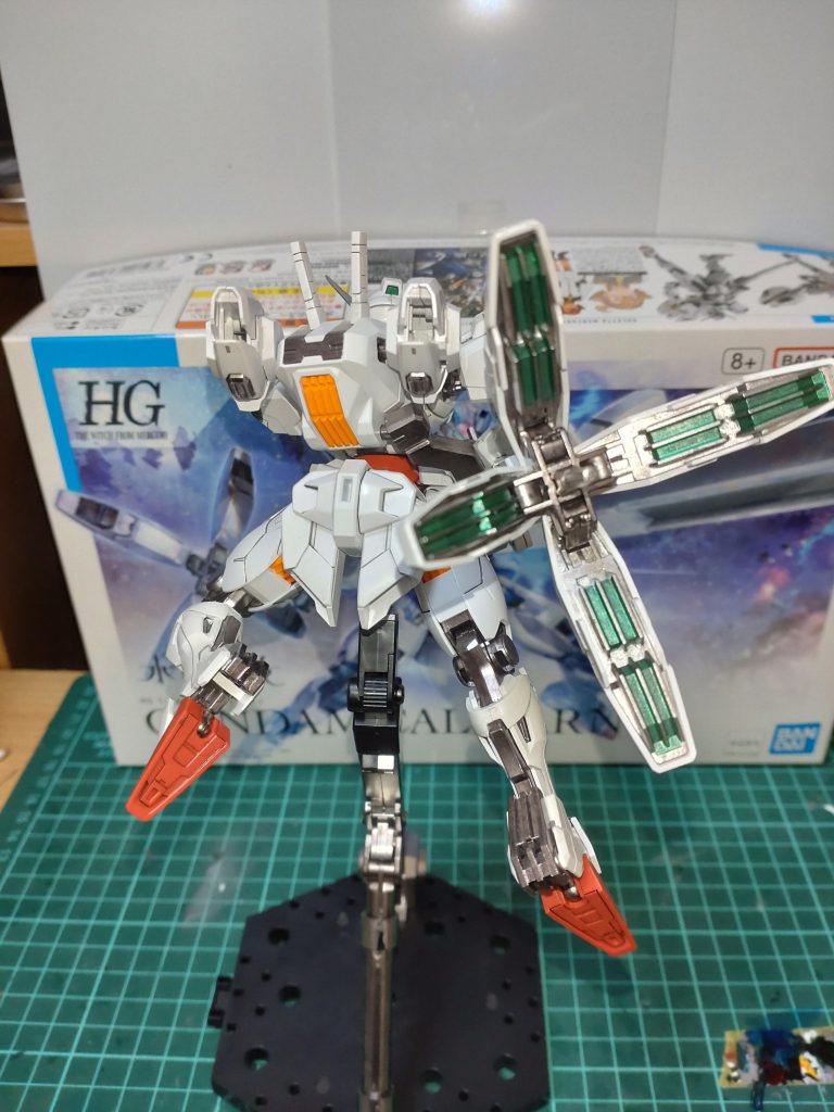 バリアブルロッドライフルの後ろ塗るの難しかった。