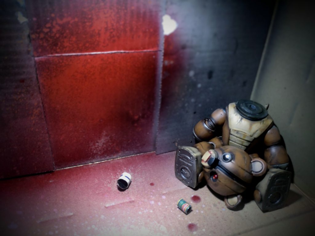 お休み中（？）のホラーベアッガイ