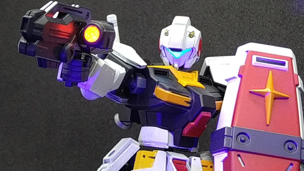 ビームライフル（ カービンモデル）あばたーふみなのものを使用。ジーラインの短縮系として考えるとちょうどよかった