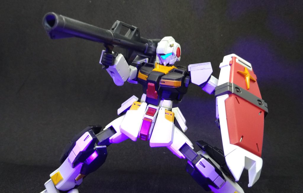 バズーカは旧キットZの武器セットから。磁石でマウント可能にしてる