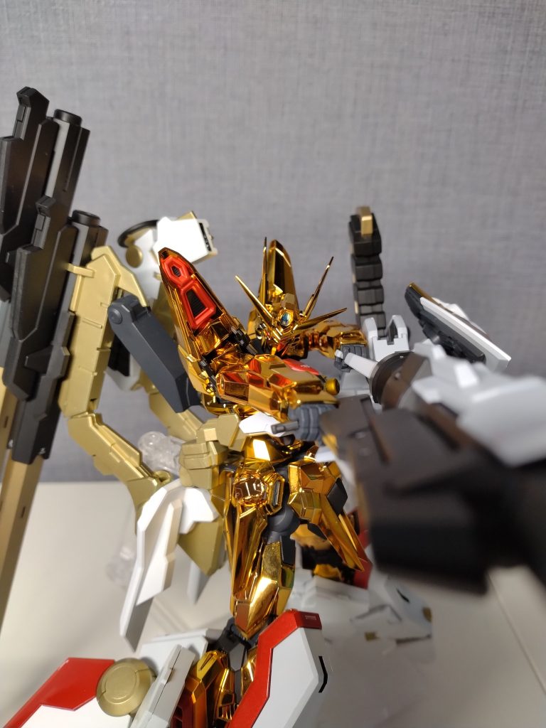 RGアカツキ&HGゼウスシルエット–4枚目/制作者：fwf.hobby