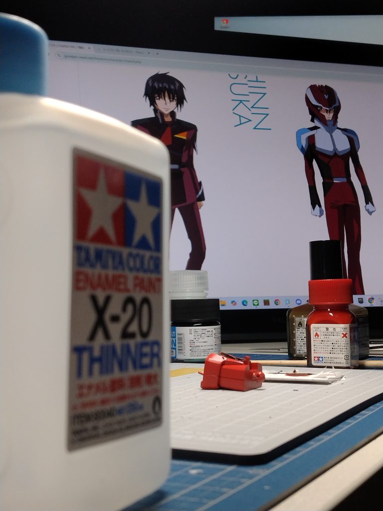 シン・アスカの塗装中