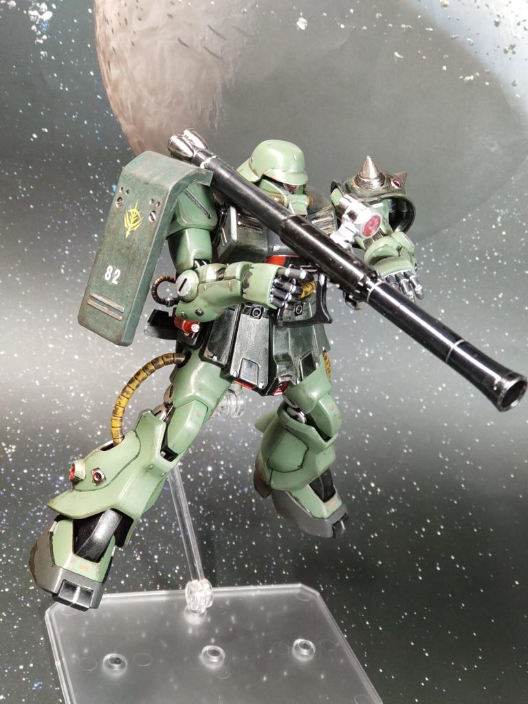 とりあえず先に、ユニコーン版のフリッツヘルムこっちは30MMのモノアイ付けたけど、めっちゃデカかった…