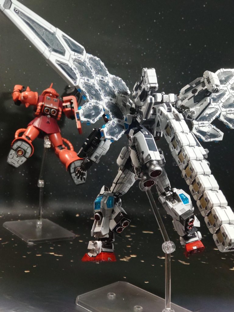 (zion_emb)「連邦の環境対応型MSはバケモノか⁉️」(gundam-kao4)「これがグラスフェザー……なんて凄い力なんだ…」(renpou_emb)「グラスフェザー関係なくね❓️」