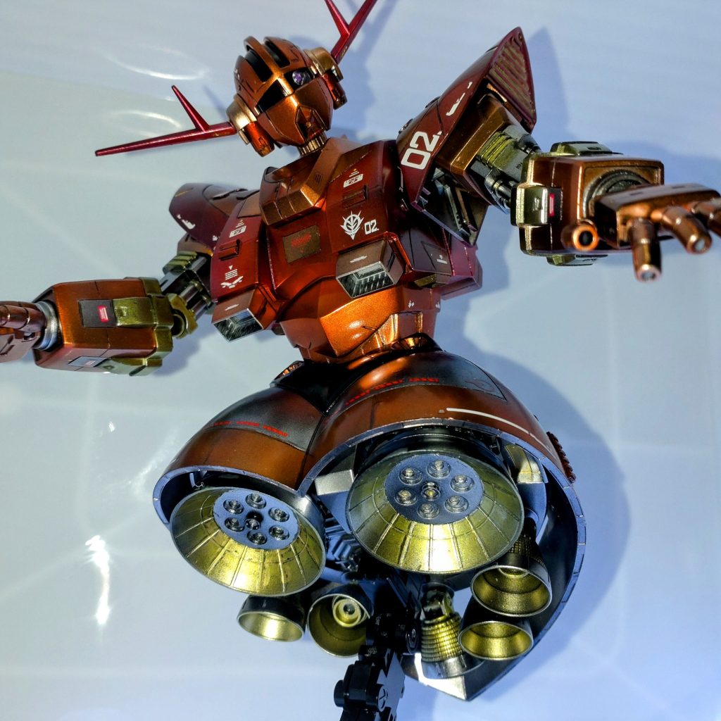 RGみたくスカート内部を見せれるように腰周り色々といじって見ました。