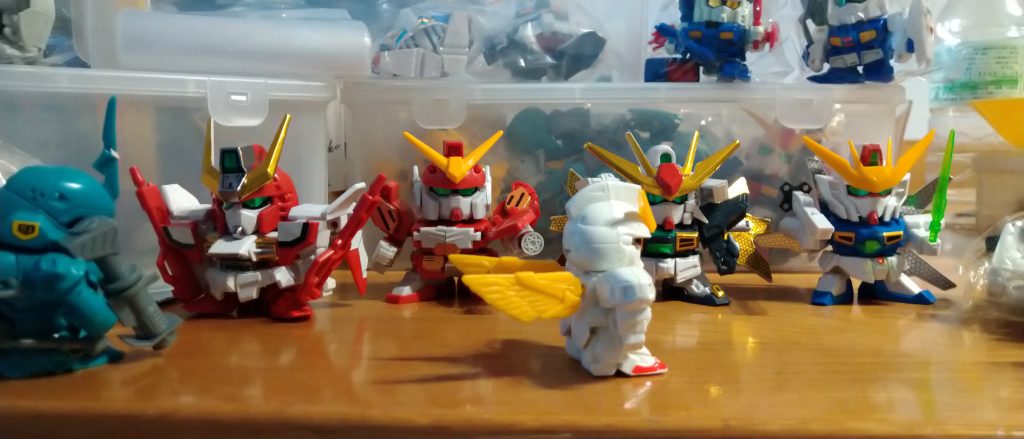 メルカリ　等　  お譲り受けた　  ＢＢ戦士たち 素組み