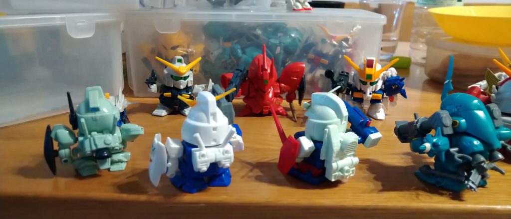 ゲットオン！　ＢＢ戦士　素組み達　😋😋😋–8枚目/制作者：あれっくす