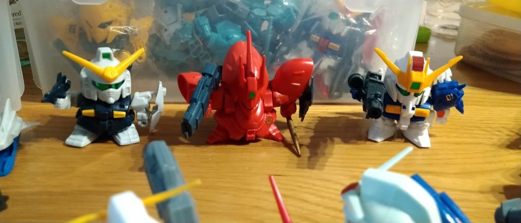 ゲットオン！　ＢＢ戦士　素組み達　😋😋😋–9枚目/制作者：あれっくす