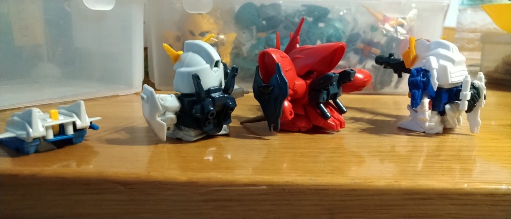 ゲットオン！　ＢＢ戦士　素組み達　😋😋😋–2枚目/制作者：あれっくす