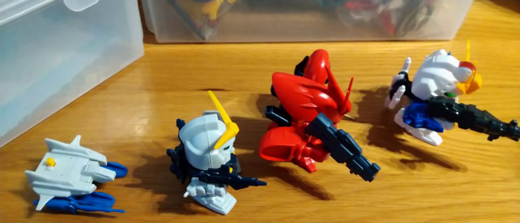 ゲットオン！　ＢＢ戦士　素組み達　😋😋😋–3枚目/制作者：あれっくす