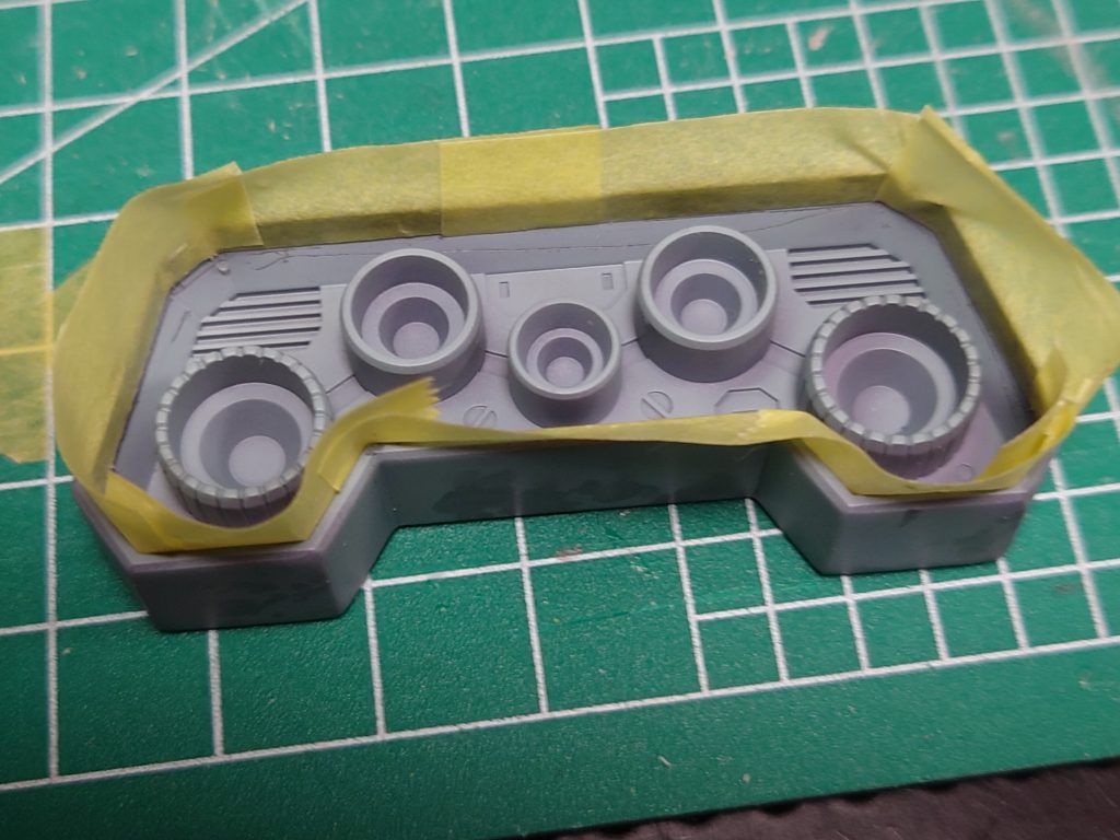 大きくマスキングしてバーニア塗り分け