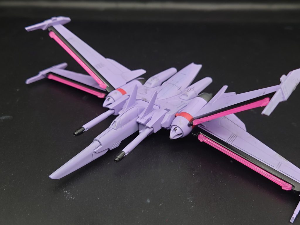 背負いのフォランテスは、ミーティアっぽいカラーで染め上げちゃいました（笑）