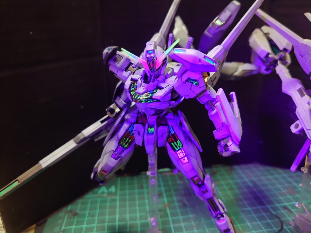 シェルユニット発光。