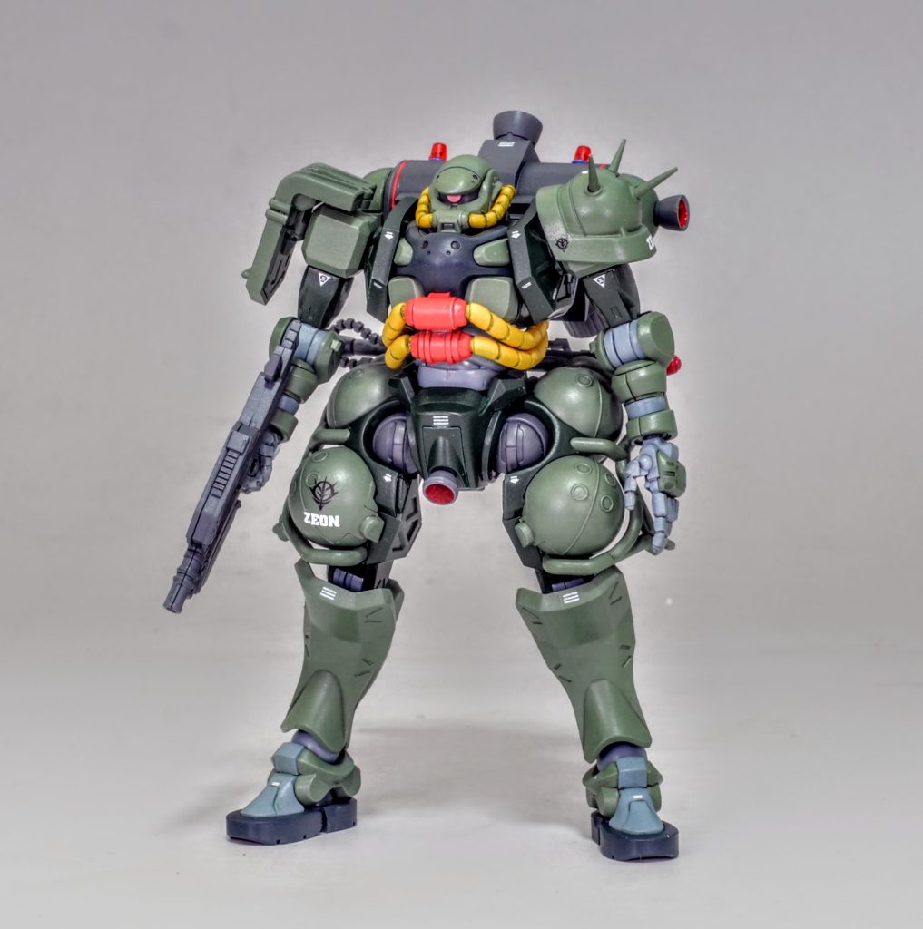 そもそも連邦がリボーコロニーにALEXを搬入して無いかもなのでバーニィの戦いがあったかは不明ですが、もしかしたらクリスと戦い、生き延びたかも…と想像しながら製作しましたご覧いただきありがとうございました！