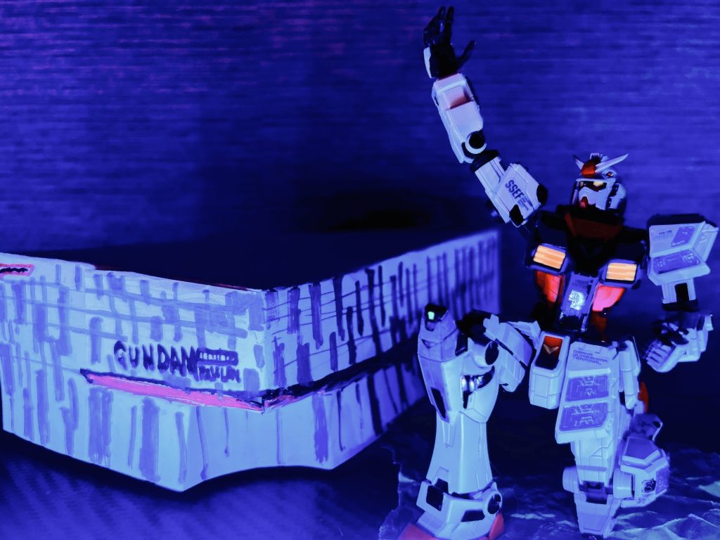 万博のガンダム。