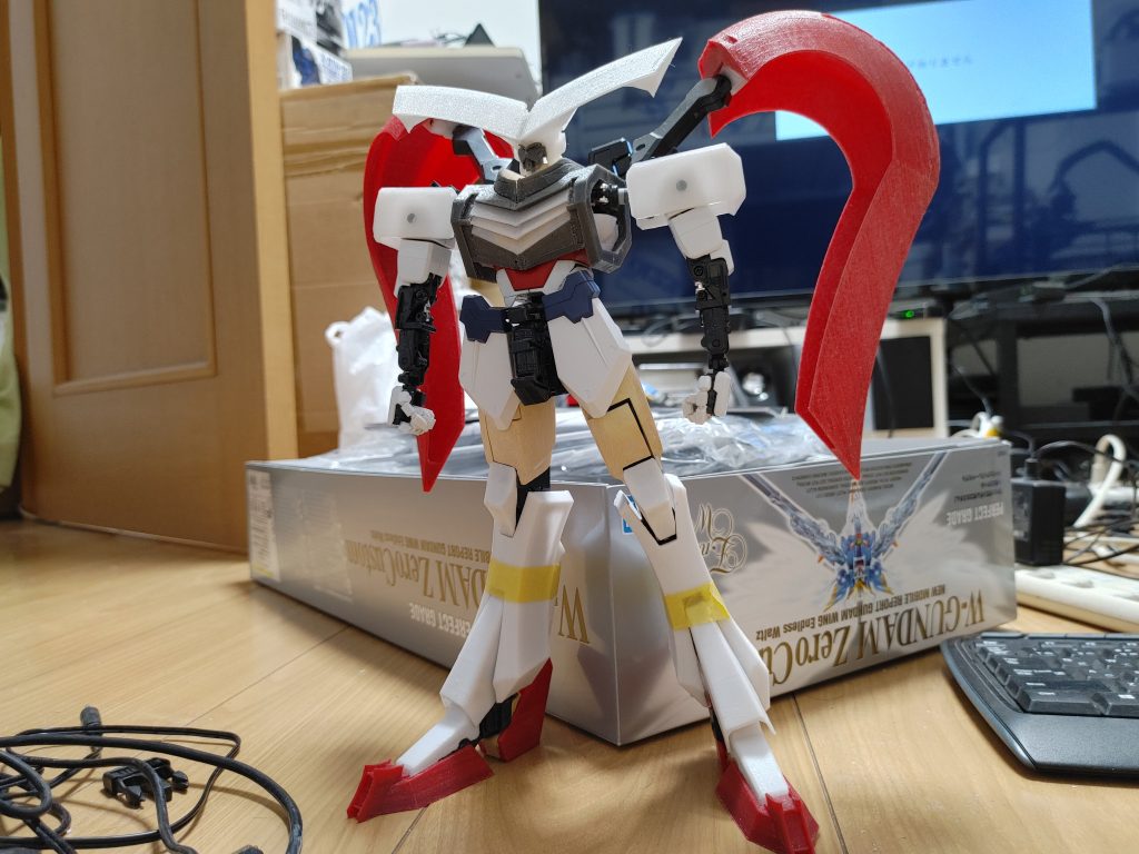 外装合わせ中。