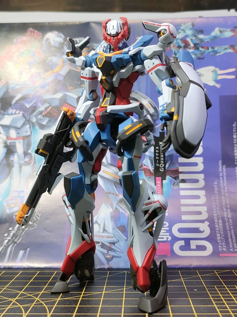 (変更前)最初はつや消しだけの予定でしたが組むとなんかしっくり来ないので