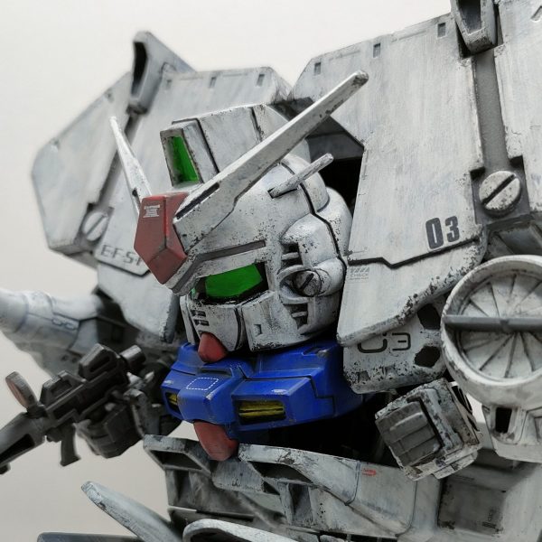 SDデンドロビウム 筆塗り全塗装 ウェザリング