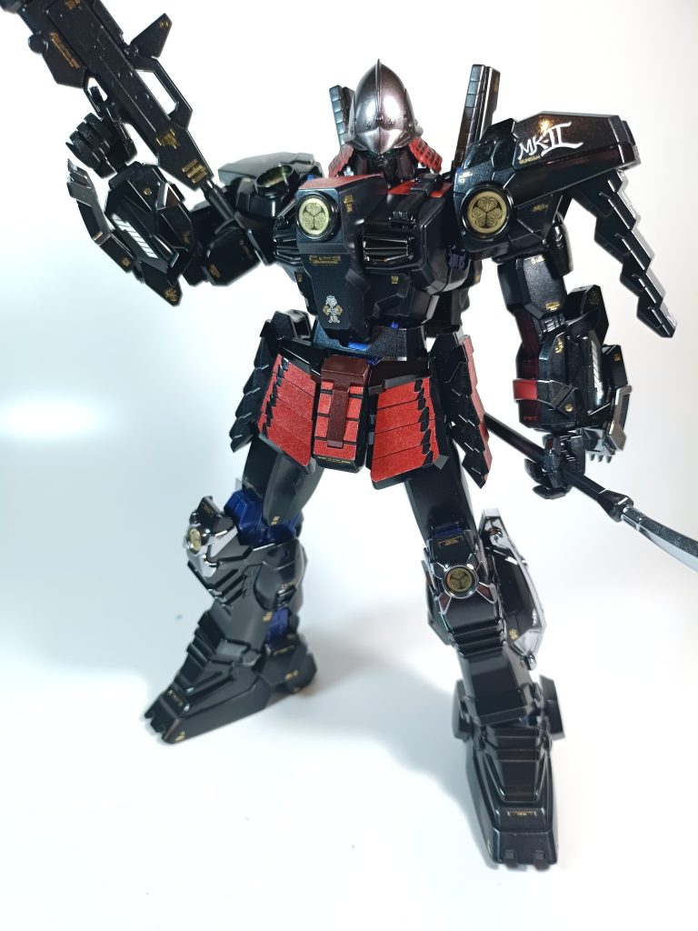 武者ガンダムMk-Ⅱ　徳川家康　南蛮具足Ver.–2枚目/制作者：孤独のプラモ