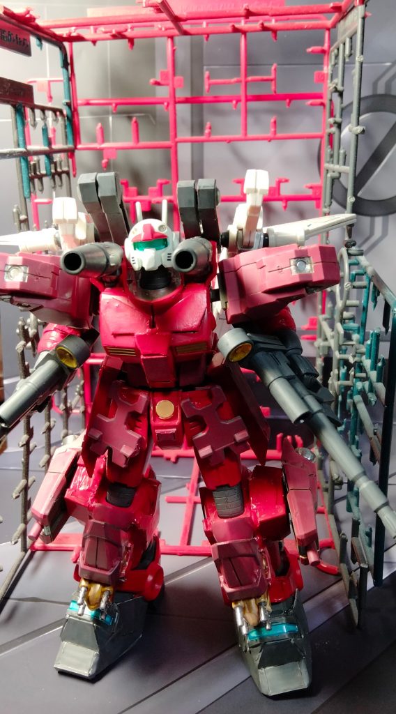 ガンキャノンY-R7行きますよー!後ろのランナーは全部ガンキャノンシリーズです