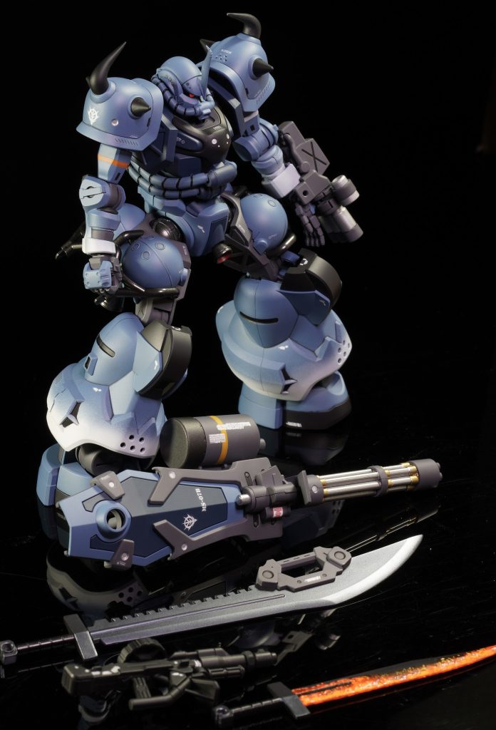 装備バリエーション多めなので撮影に時間がかかりましたガトリングがカッコよすぎる、、、塗分けもいい感じにできたのではないでしょうか?