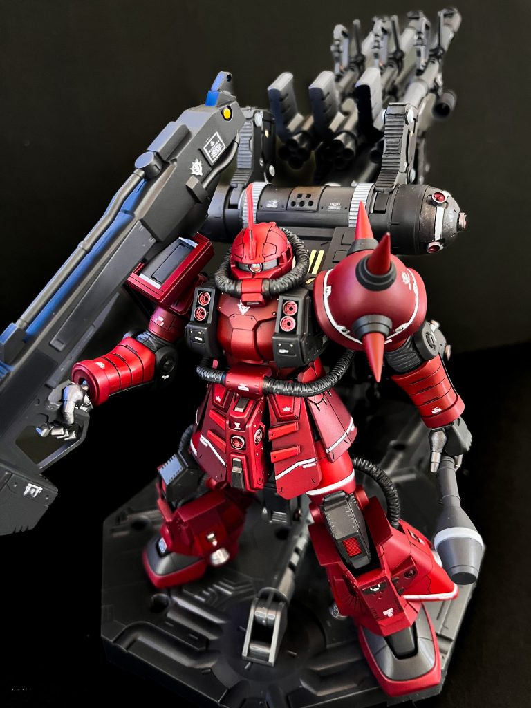 1/144 HG MS-06R 高機動型ザク サイコ・ザク完成しました!–2枚目/制作者:black🇯🇵