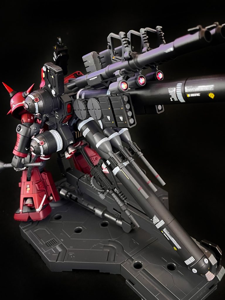 1/144 HG MS-06R 高機動型ザク サイコ・ザク完成しました!–4枚目/制作者:black🇯🇵