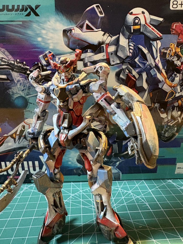 久しぶりに箱絵を背景に