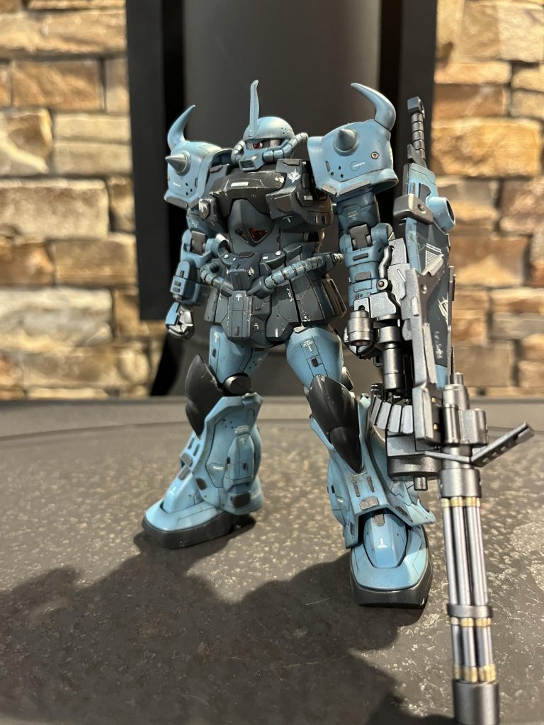 先ずは素立ちから!今回は新たな挑戦ということで最近ハマっている黒立ち上げ塗装に加えてウェザリングを行って制作してみました♪(๑ᴖ◡ᴖ๑)♪