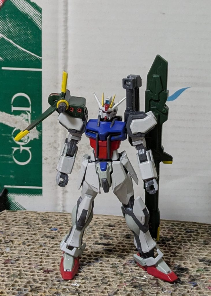 作品名：ランチャーストライクガンダム<p>明日はコレにデカール貼るぞよ</p>