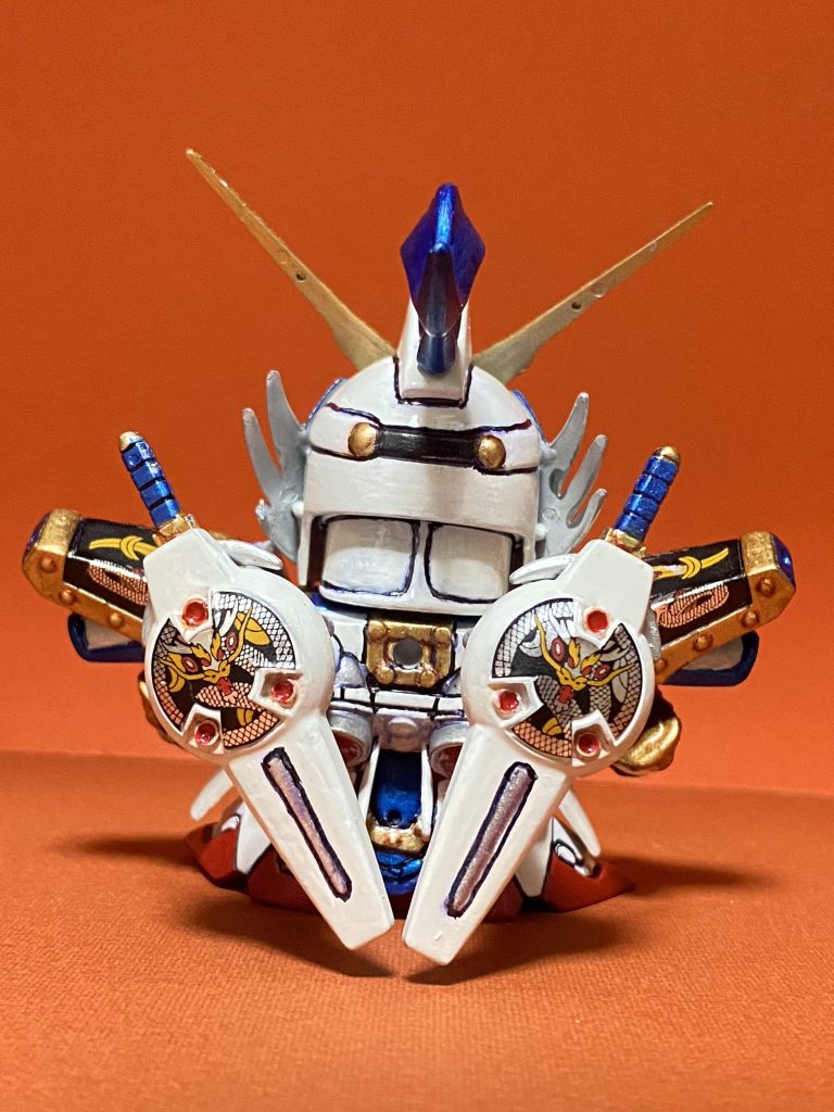 発売が1992年という事で、今から33年も前のキットになります。古い感じがしない、デザインが素晴らしい!੧(❛□❛✿)元の機体は、RX-78GP01/Fb ガンダム試作1号機 フルバーニアン(ゼフィランサス フルバーニアン)