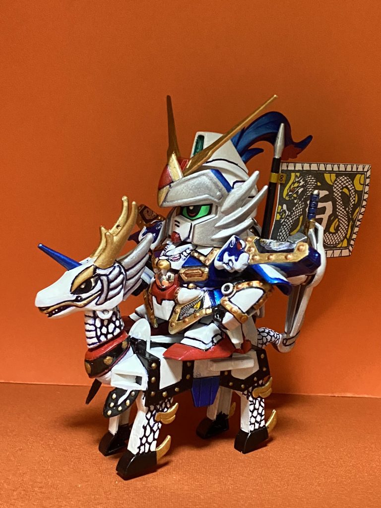 騎乗!カッコいい!昔のBB戦士は可愛い、カッコいいが合わさって、最高ですね!コスパも最高!