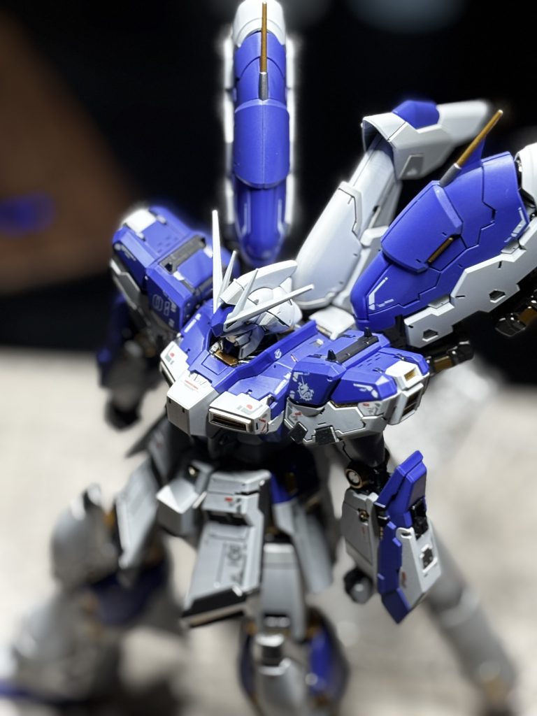 紫っぽい青をイメージして調色したんですけど、もう少し紫強めでも良かったかなと思います