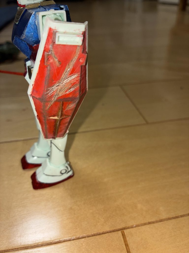 盾のダメージ加工は初めてにしては良いんじゃないでしょうか！？