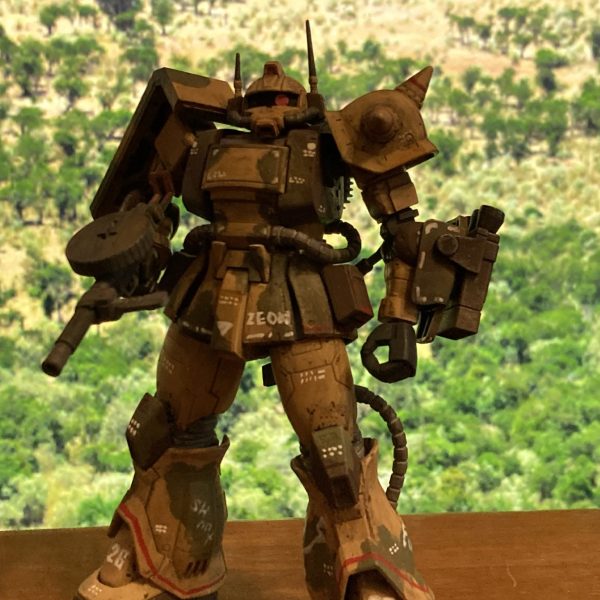 MSD ザクデザートタイプ　カラカル隊　ロイ　グリンウッド機