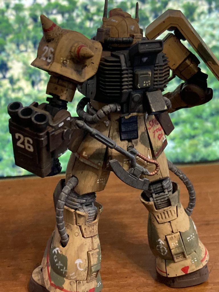 MSD ザクデザートタイプ　カラカル隊　ロイ　グリンウッド機–2枚目/制作者：ダレヤ？ローガンツ