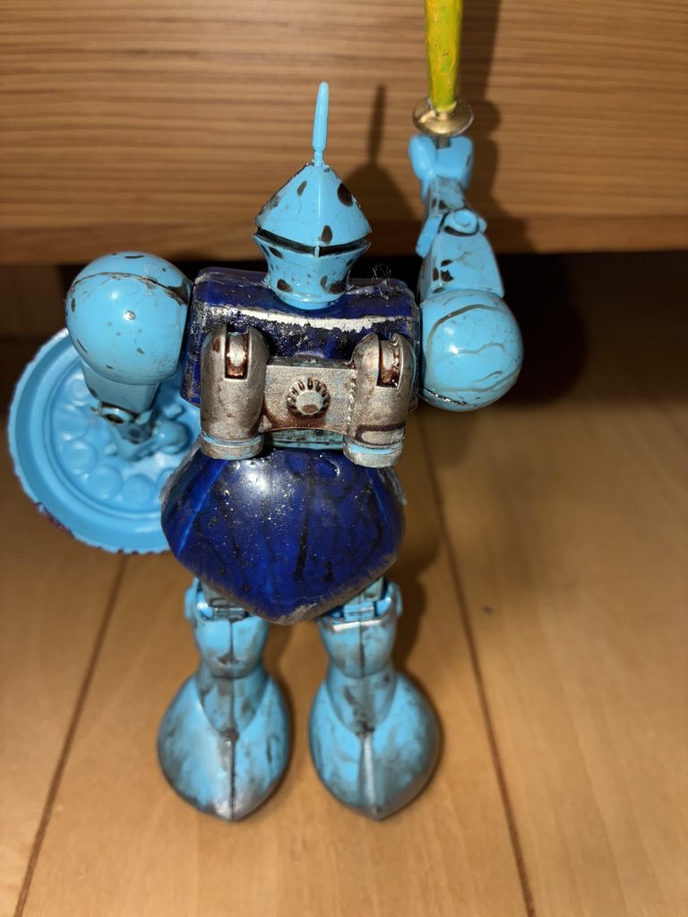 後ろのバーニア部分は特に鉄っぽいと思うます！