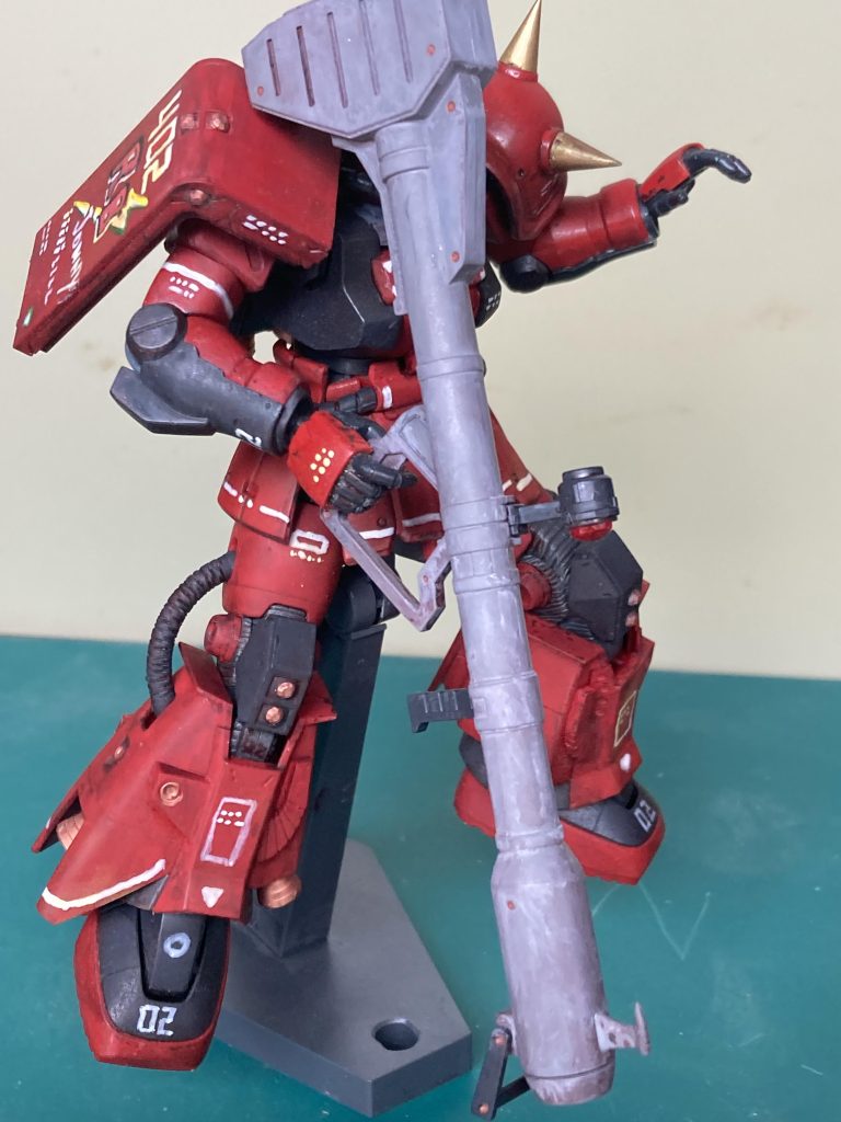 バズーカはサイコザクから持ってきました.デカくて迫力があります^_^