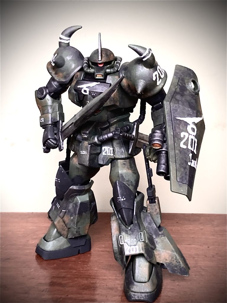 まあ‥単純ミキシングではありますが‥💦グフカスタムからグフフライトタイプへの試験機にヤーコブが搭乗していたら！という妄想マシーンです^_^