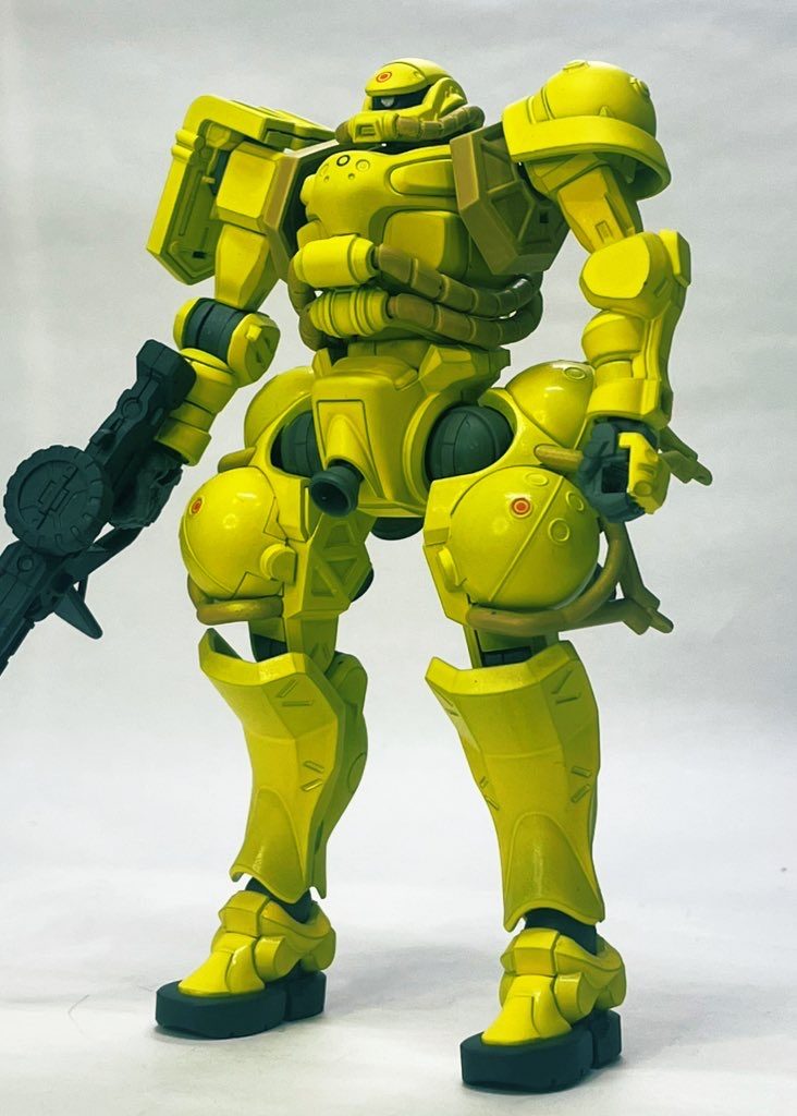 HG 軍警ザクを連邦鹵獲カラーに全塗装しました。今夜アニメに出るのでネタバレになる気もしましたがGANSTAを見てる方々は既に劇場先行版を観ていると思いますので投稿しました。