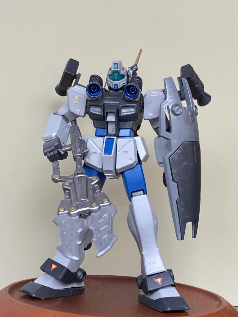 カラーリングは、まんまナイトシーカー参考に。胸のバーニアはビルダーパーツをちょい加工しました。