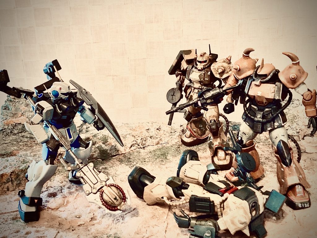 では、ジオラマ風に‥『ぐは！‥』瞬殺！