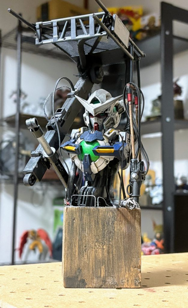 これが全体像です。屋根は適当ですがアームはよく見えるように意識しました。