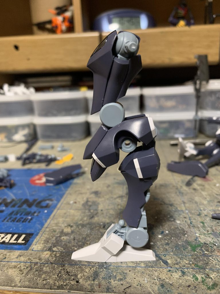 接続には30MMジョイントパーツを加工して使用しました。なかなかいい感じになったのではないでしょうか(自己満足&自画自賛)。