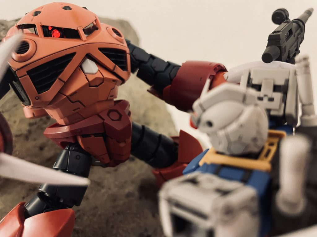 ズゴックのアップです。